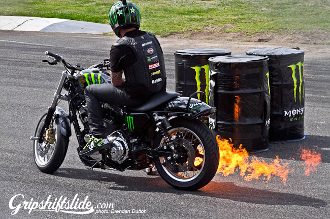 bike with flame thrower
